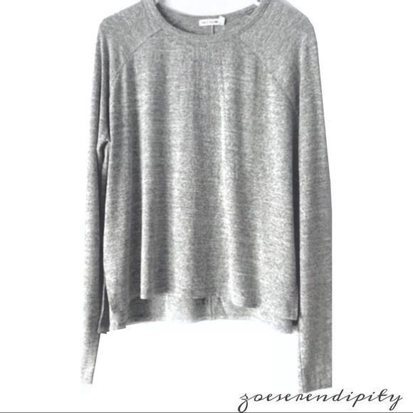 Rag & Bone Camden Long Sleeve Tops (Gray) - Picture 4 of 5